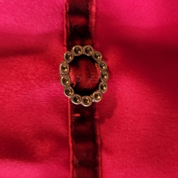 Jenny Annie Dots Girls Formal Red Velevt gown with Bowlero Jacket - Picture 6 of 12